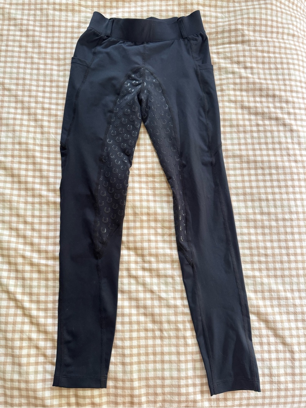 Fitst4 Sports Breeches Size Small Black Women's Silicone Full Seat with Pocket